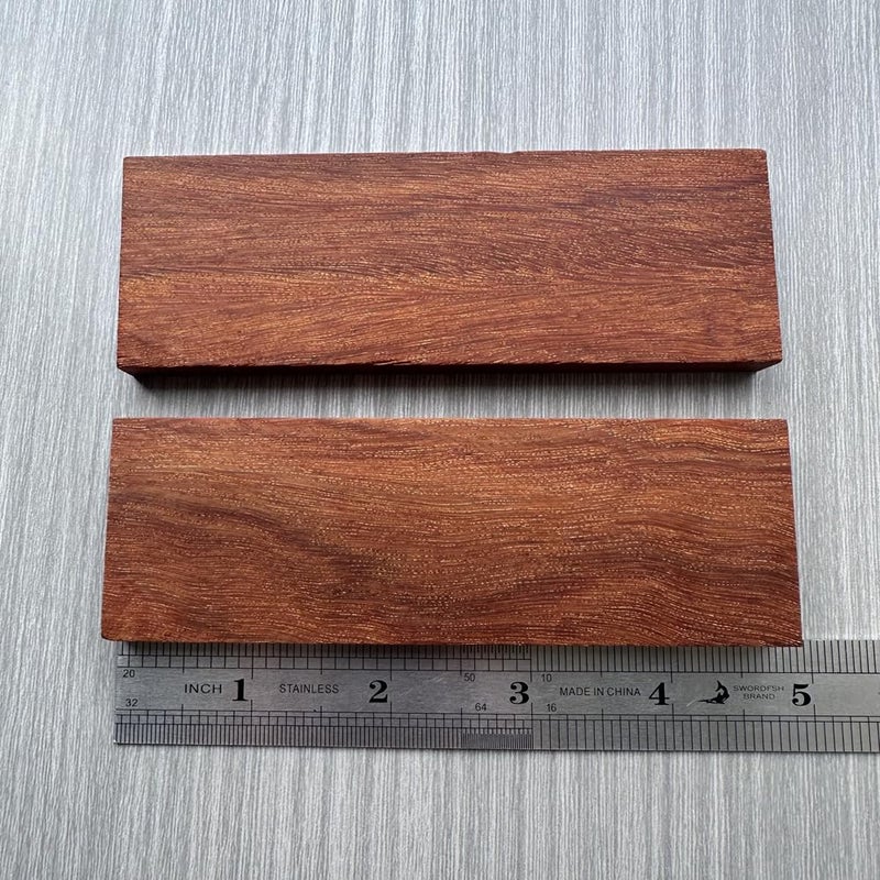 Uotowell Blank Scales Wood Handle for Knife Pre-Cut Sandalwood Sheets for Engraved Decorative Guitar Bodies, Necks, Gun Grips and Knife Handle Scales Blanks - Image 4